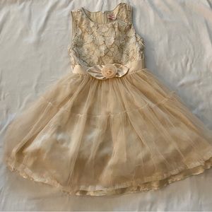 Pale Champagne Girls Dress